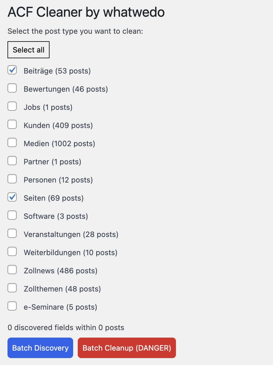 ACF Ratings: Search