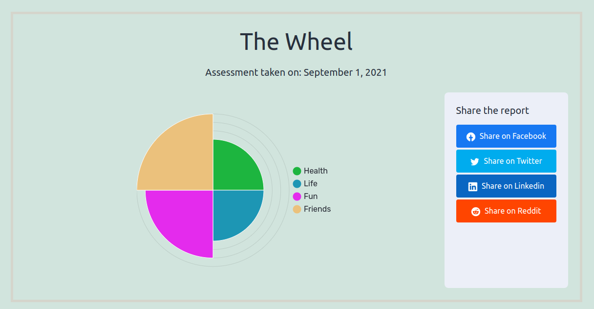 Frontend preview of assessment