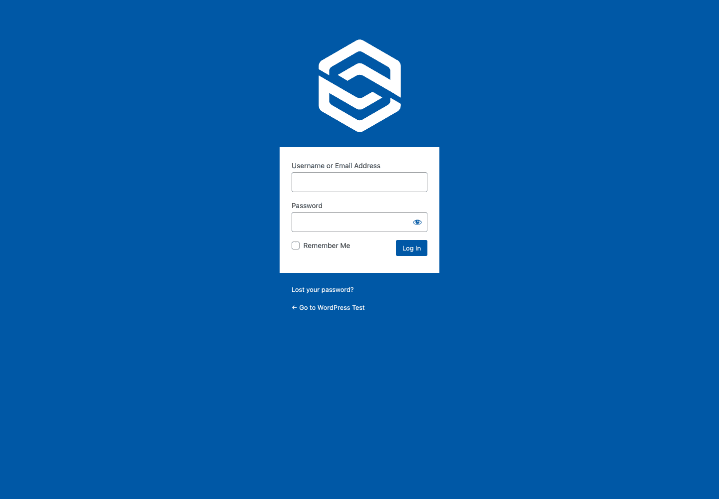 White Label Custom Login Example with Default Alignment