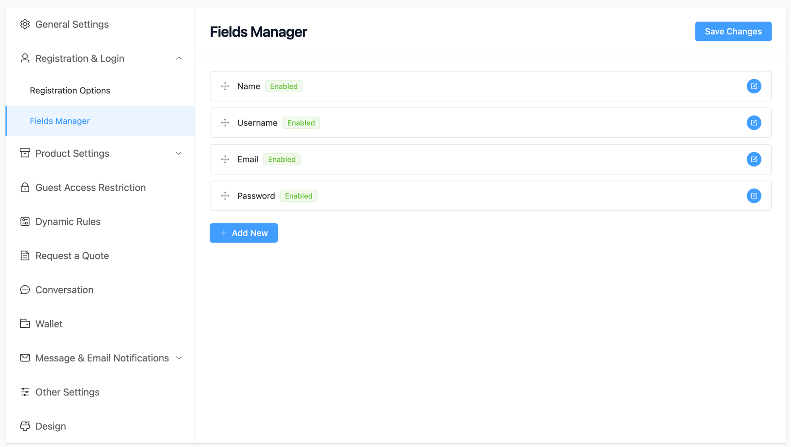 Managing default & custom fields(Pro).