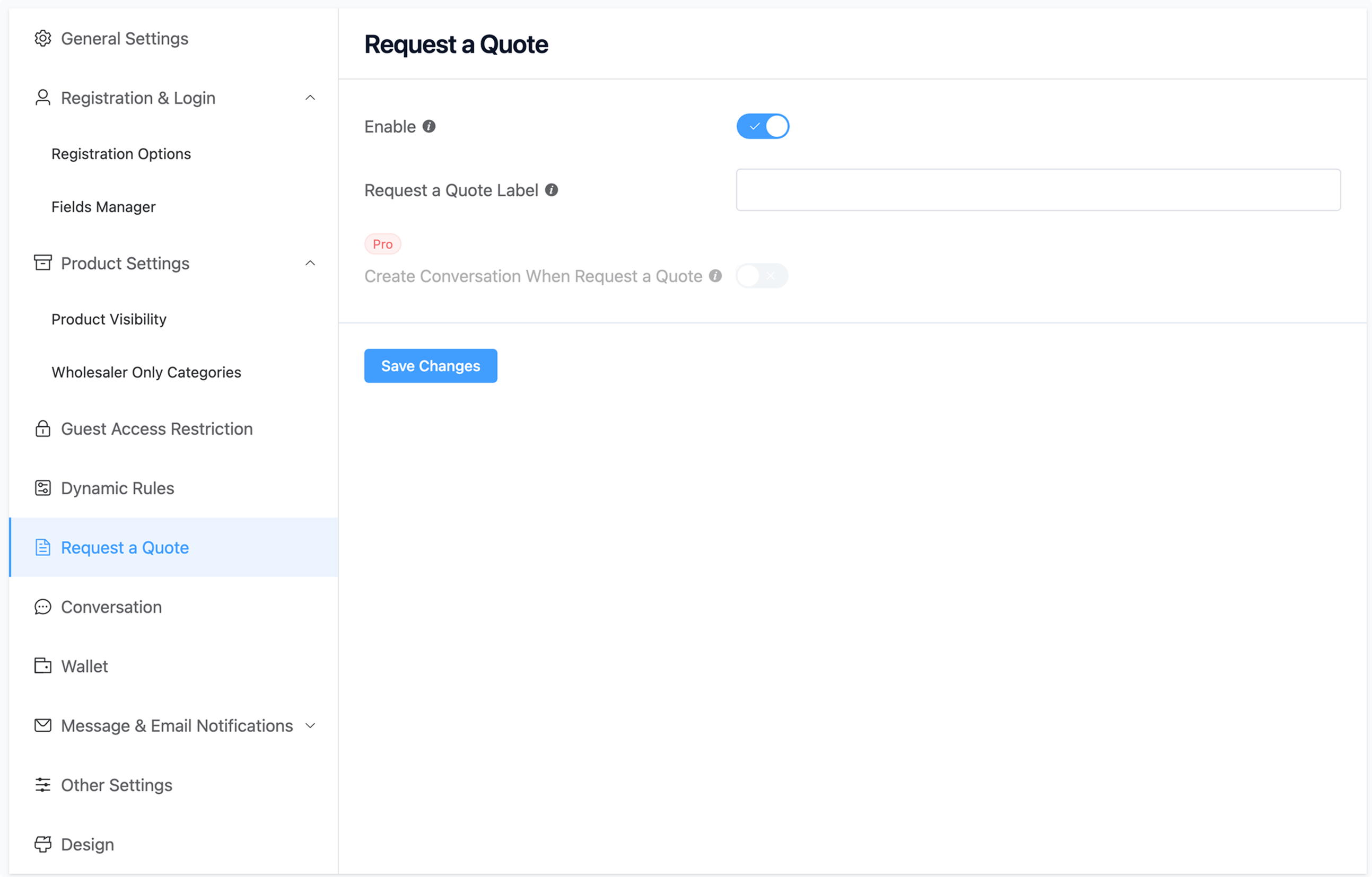 Enabling & configuring