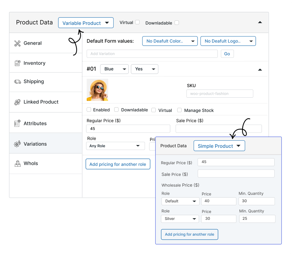 Setting prices for multiple roles(Pro).