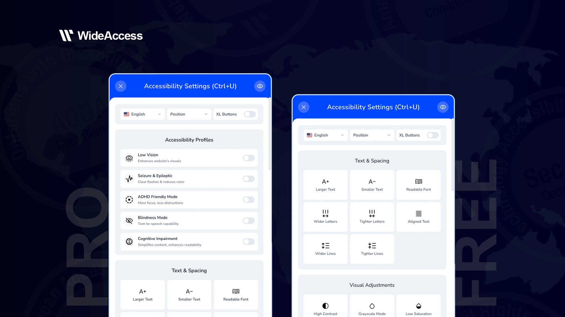 WideAccess Accessibility Widget