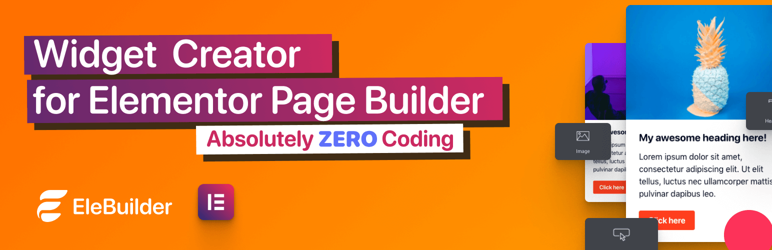 EleBuilder – Widget Creator and Builder for Elementor