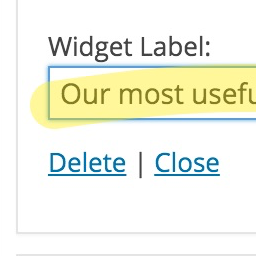Widget Labels logo