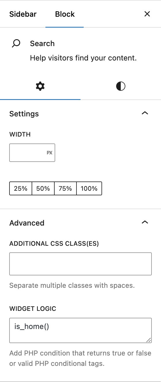 Widget Logic