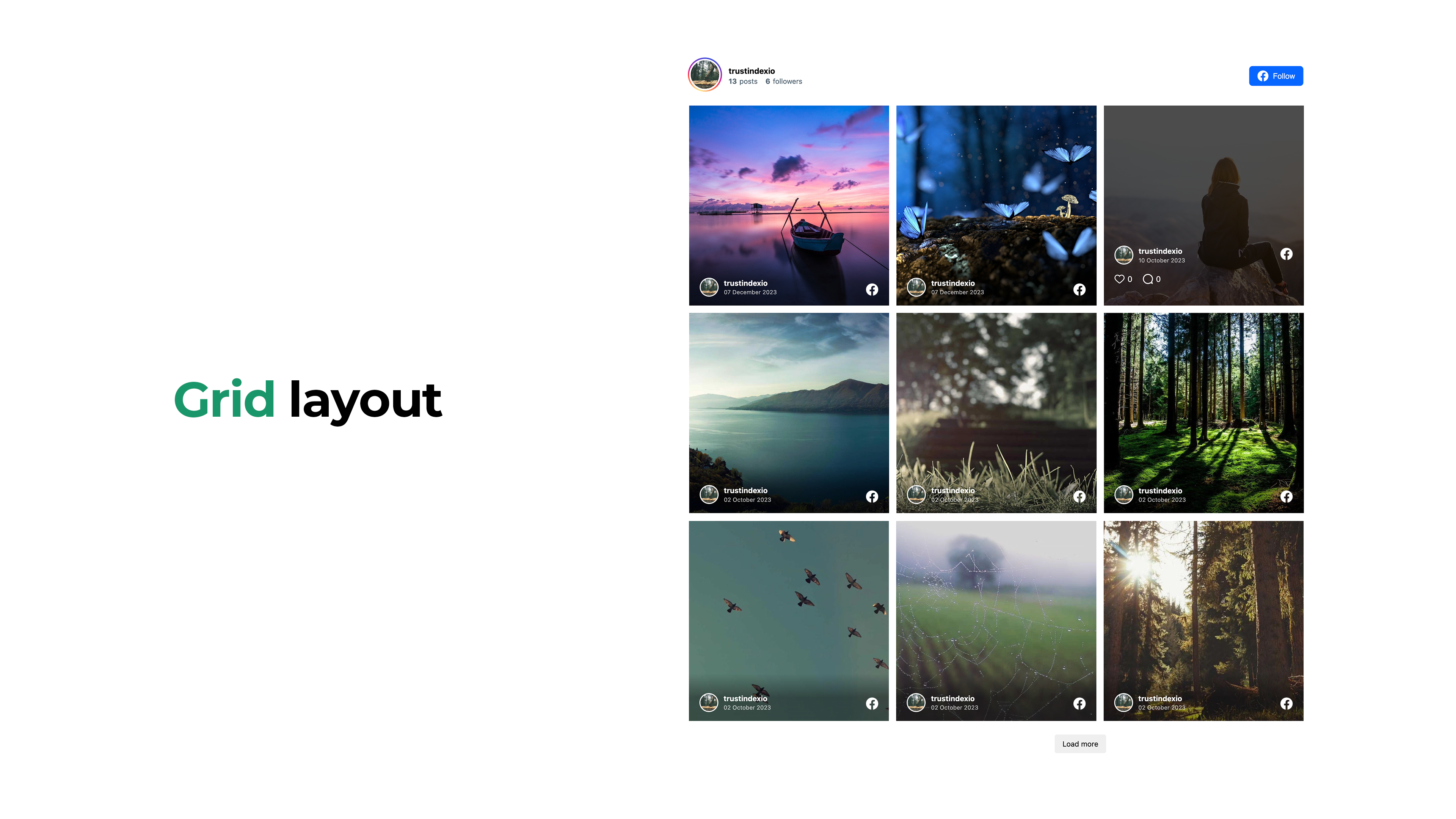 Widgets for Social Post Feed - Screenshot 1