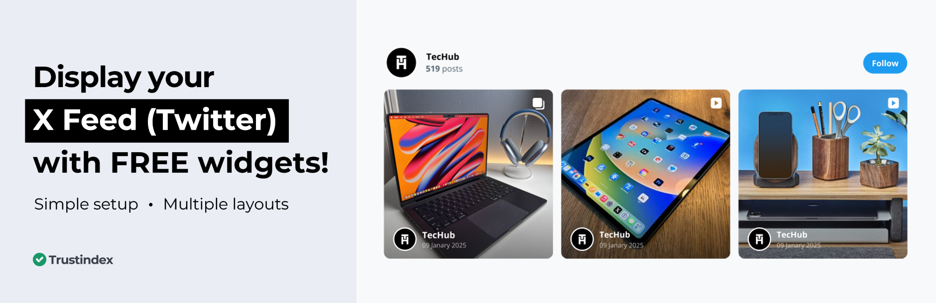 Widgets for Twitter Feed