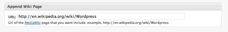 Wiki Append