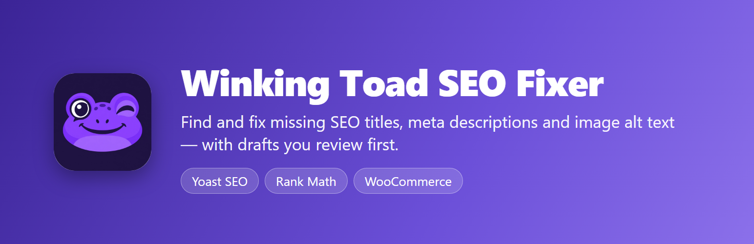 Winking Toad SEO Fixer