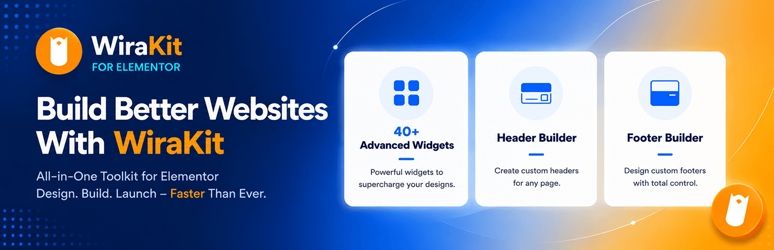 WiraKit For Elementor – Powerful Elementor Widgets And Theme Builder