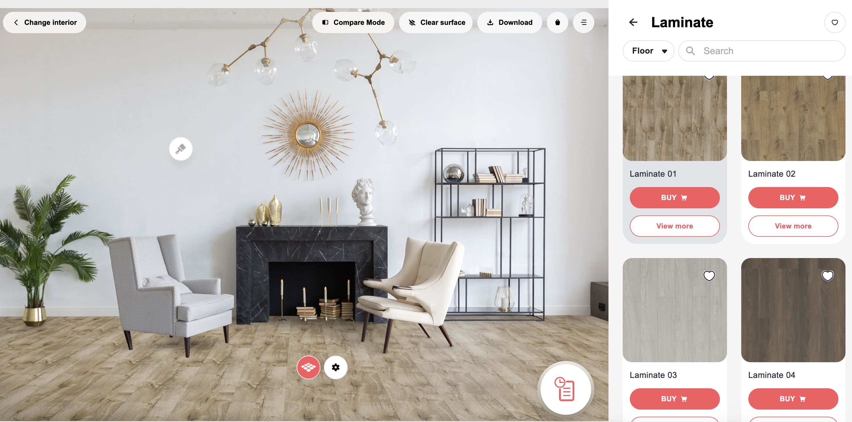 AI-Powered Wizart Visualizer WordPress Plugin: Provide a Personalized Showroom-Like Shopping Experience to Boost Sales of Home Improvement &amp; Finishing Materials - Screenshot 1
