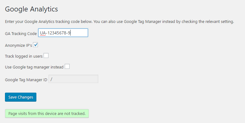 Google Analytics and Google Tag Manager