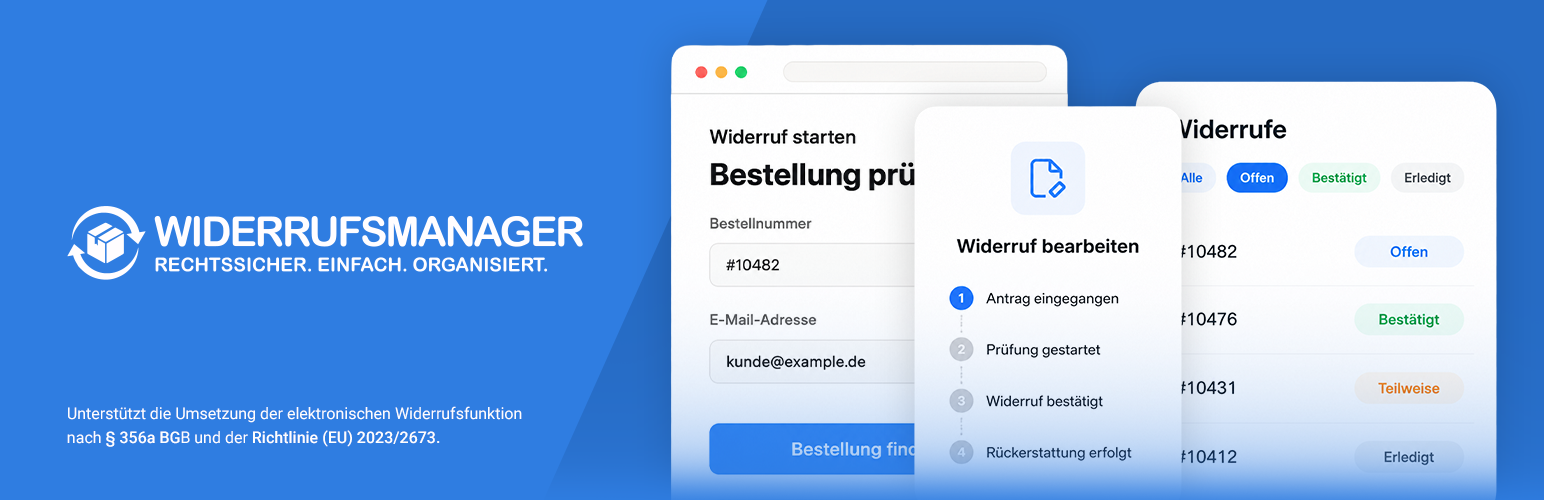 WM Widerrufsmanager for WooCommerce