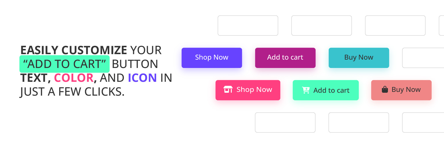Add to Cart Text Changer and Customize Button, Add Custom Icon