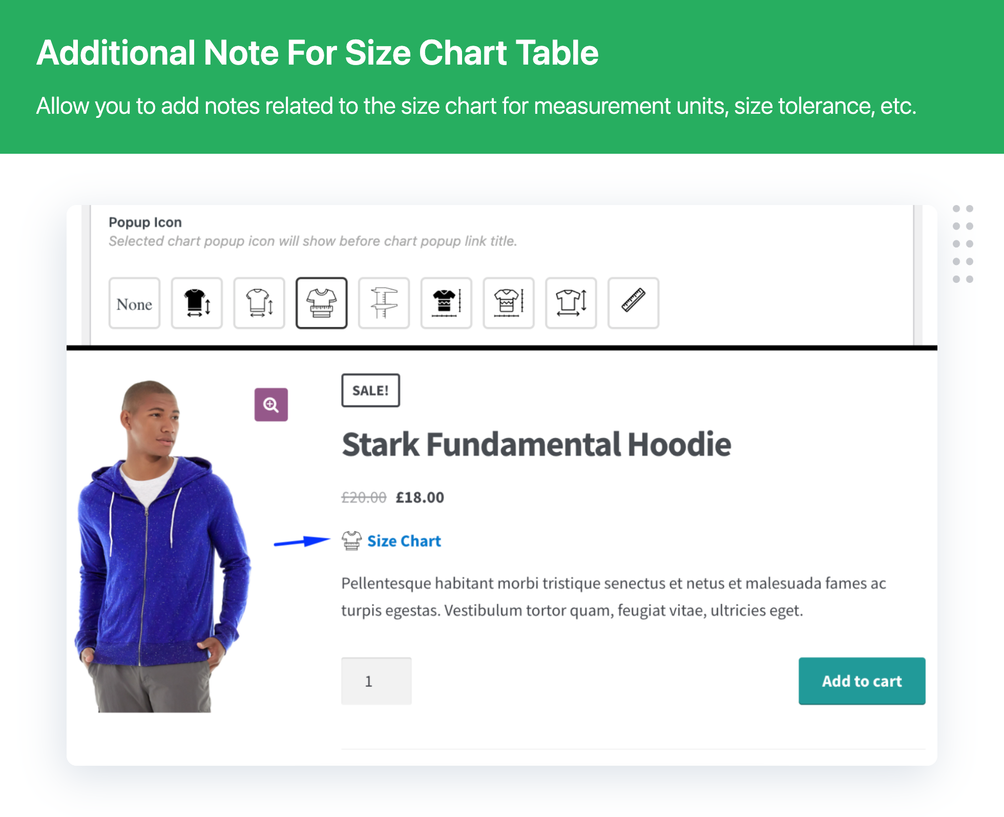Product Size Charts Plugin for WooCommerce