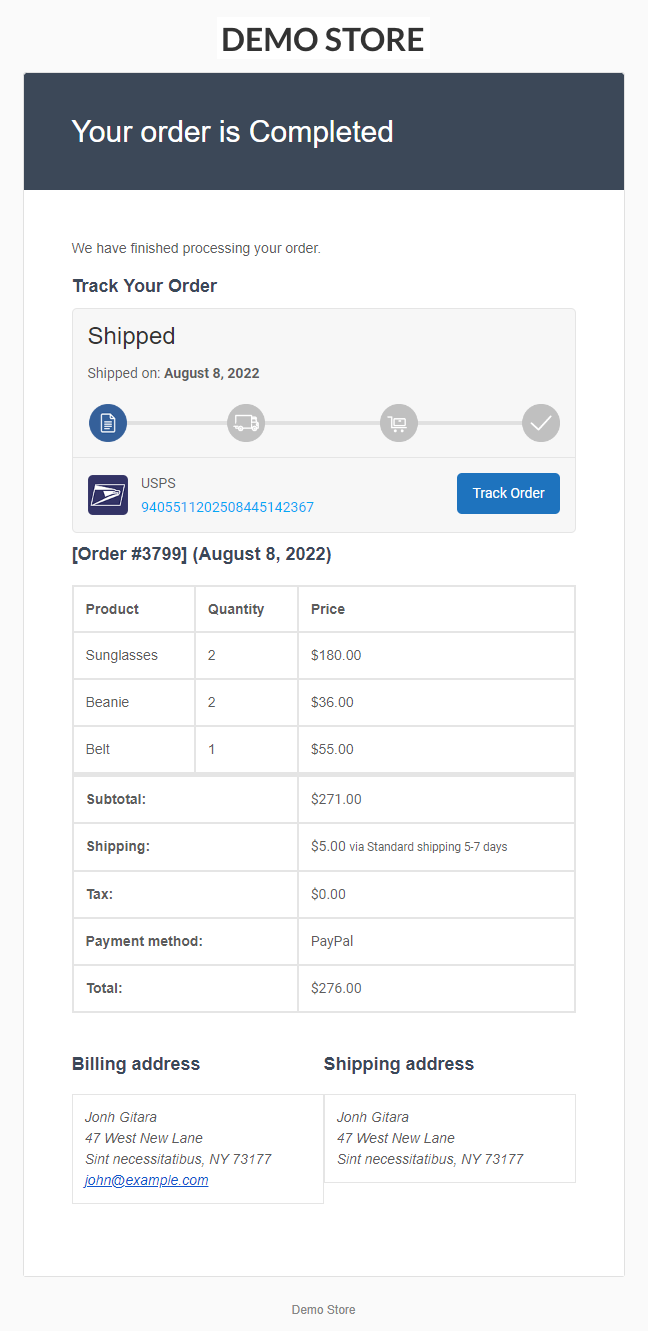 Advanced Shipment Tracking for WooCommerce