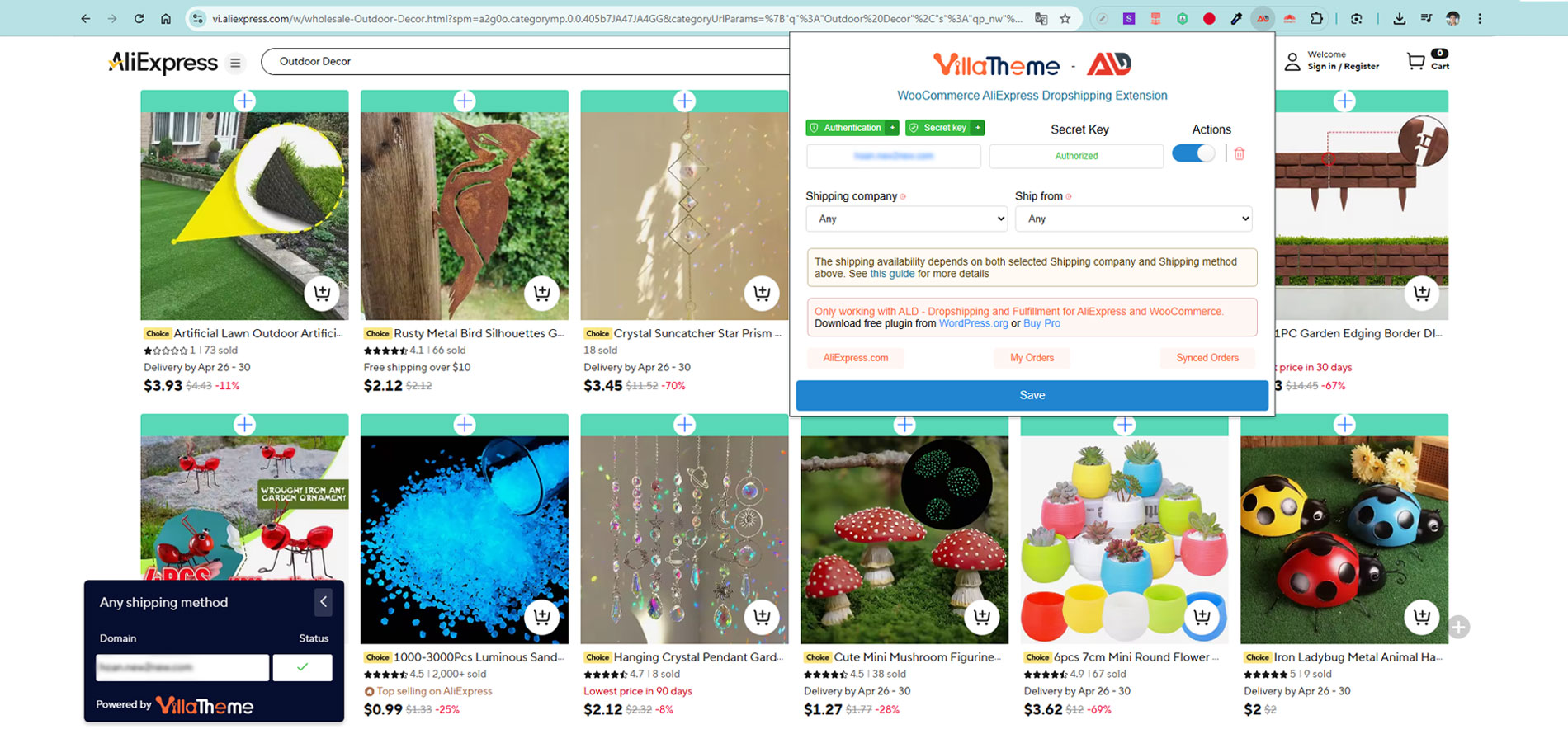 AliExpress categories page
