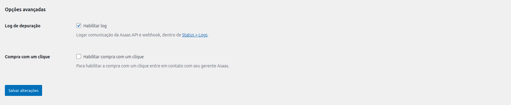Meio de Pagamento Asaas para o WooCommerce