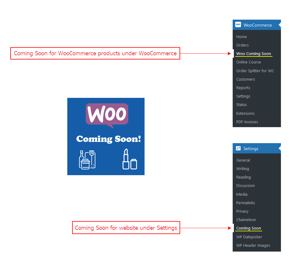 Coming Soon (WordPress & WooCommerce)
