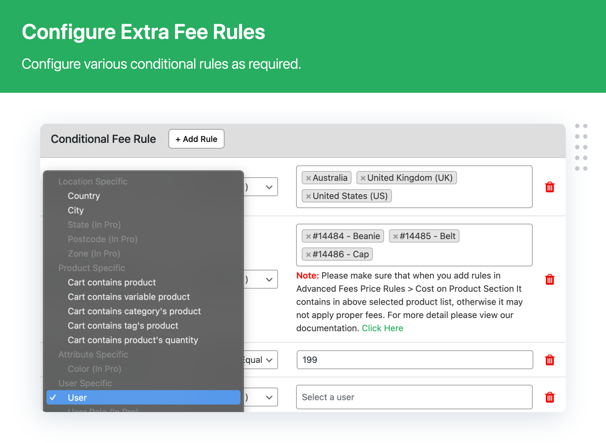 Extra Fees Plugin for WooCommerce