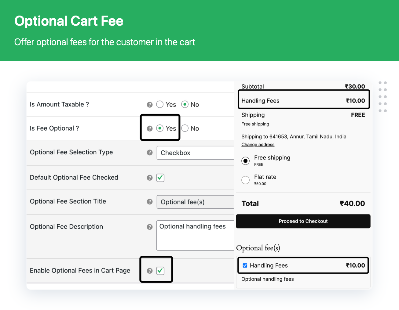 Extra Fees for WooCommerce