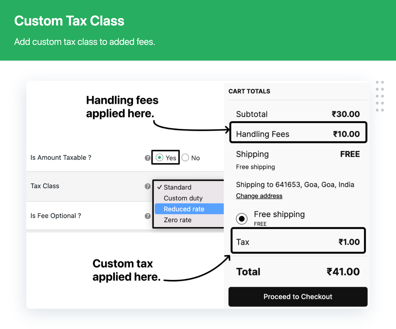 Extra Fees for WooCommerce