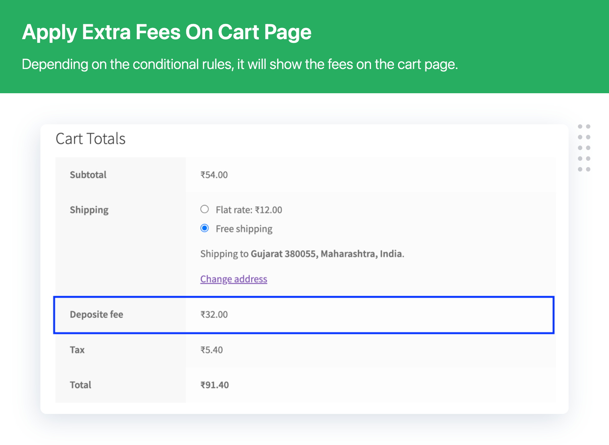 Extra Fees for WooCommerce