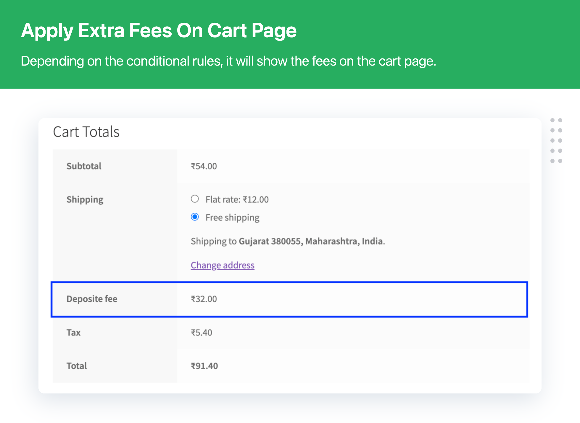 Extra Fees Plugin for WooCommerce