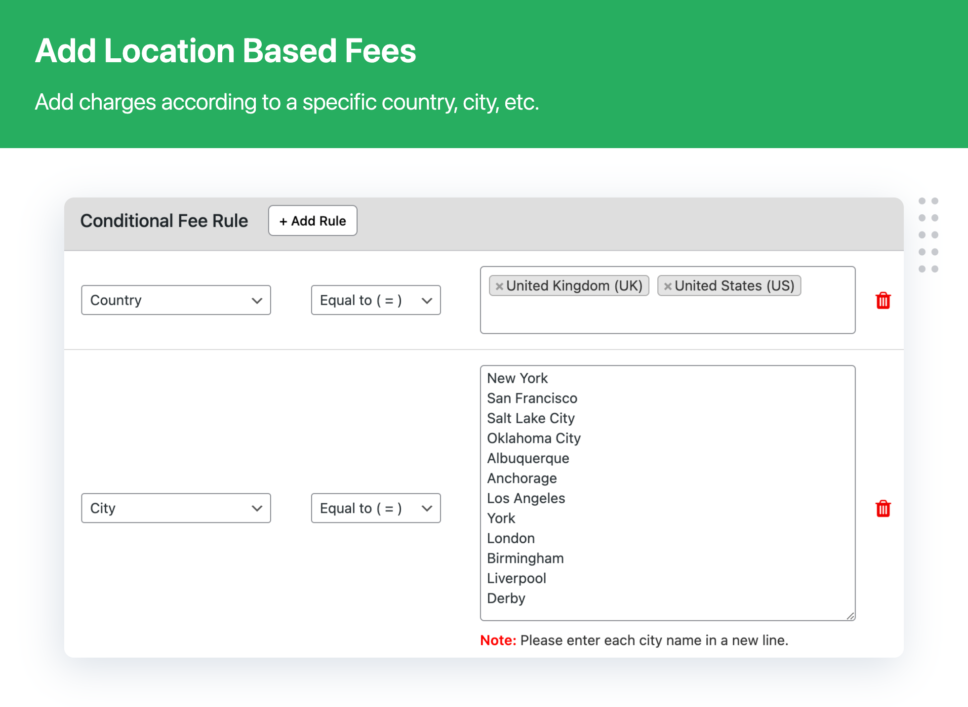 Extra Fees for WooCommerce