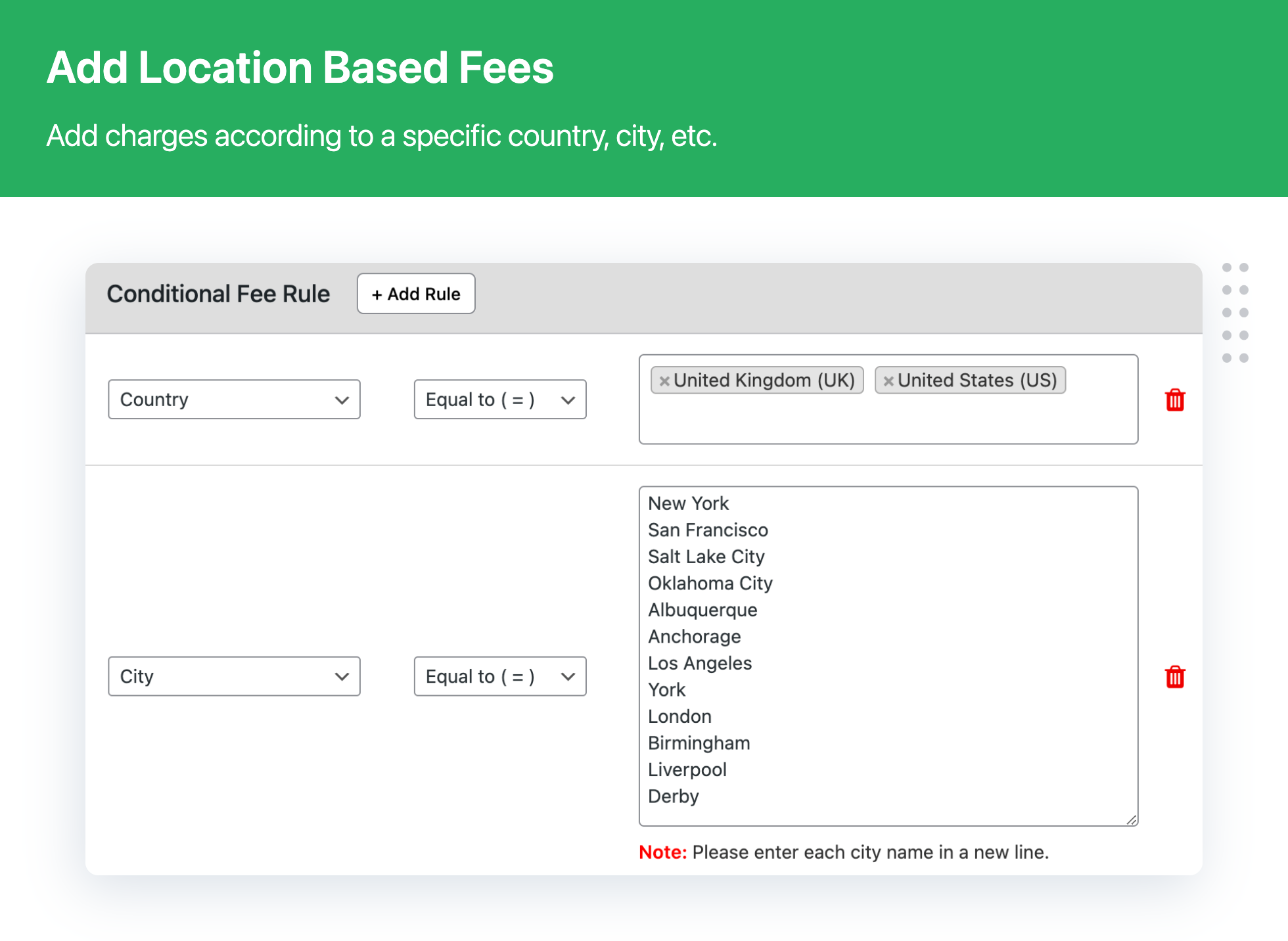 Extra Fees Plugin for WooCommerce