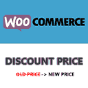 Discount and regular price cart and checkout page display WooCommerce Icon