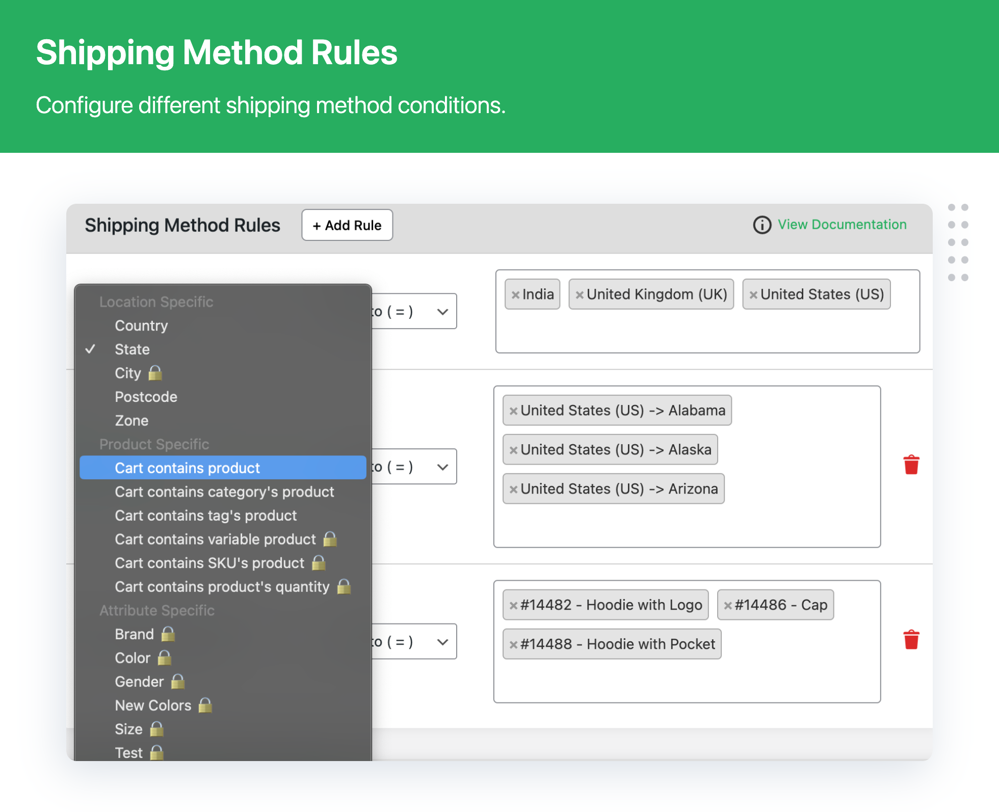 Flat Rate Shipping Plugin For WooCommerce