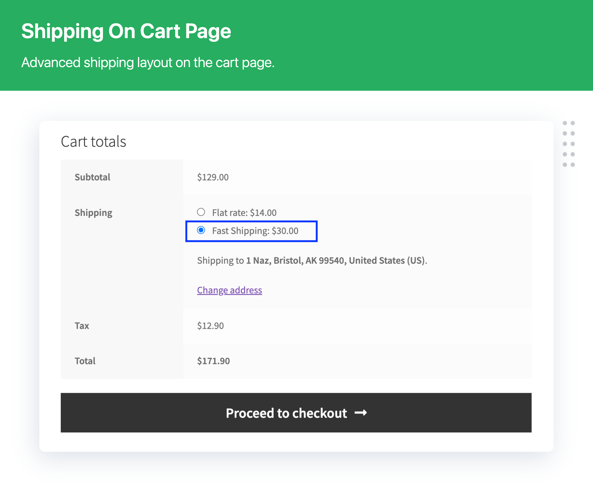 Flat Rate Shipping Plugin For WooCommerce