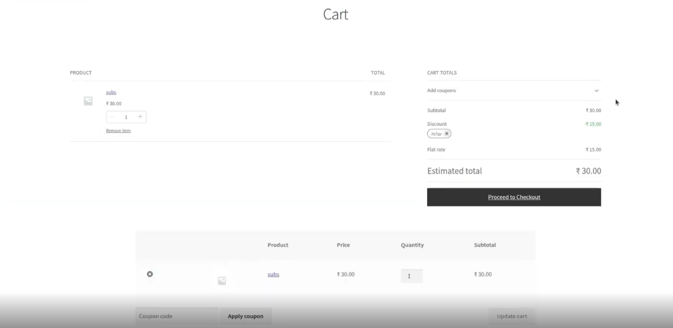 <strong>Maximum Amount Limit Via Gift Cards:</strong> - Maximum Percentage of Order Payable via Gift Card Frontend Example.