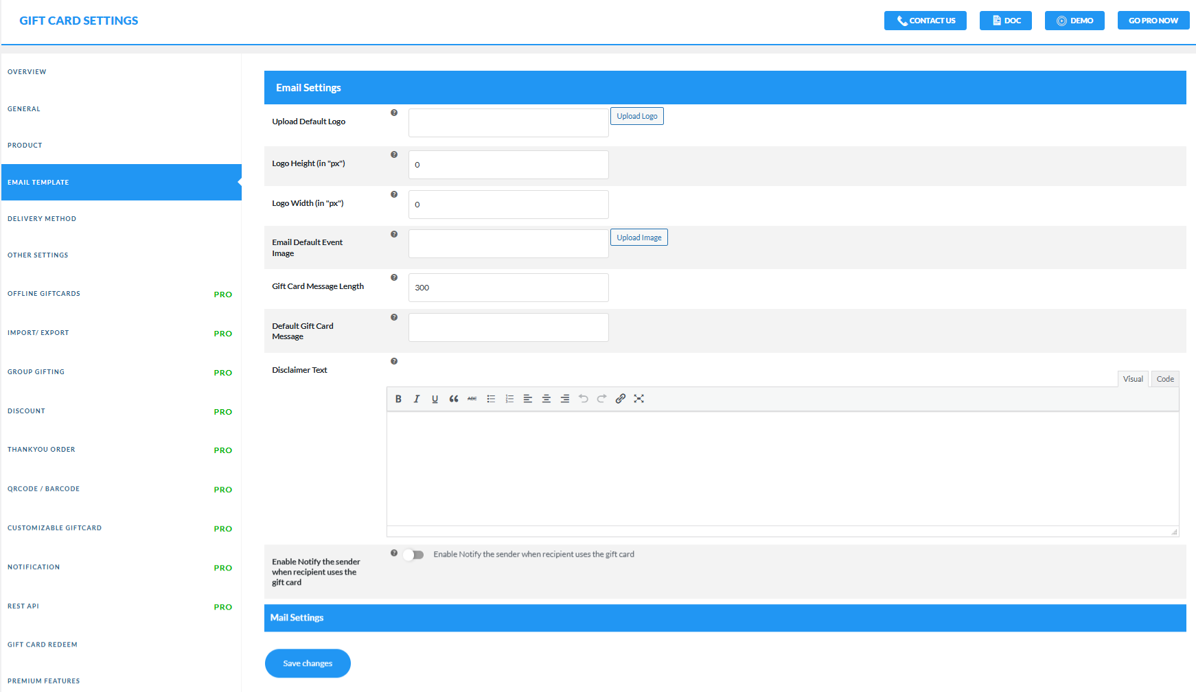 <strong>Email Template</strong> - The merchant can manage their email templates by giving settings and shortcodes.