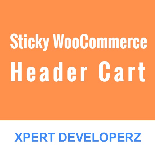 Sticky WooCommerce Header Cart