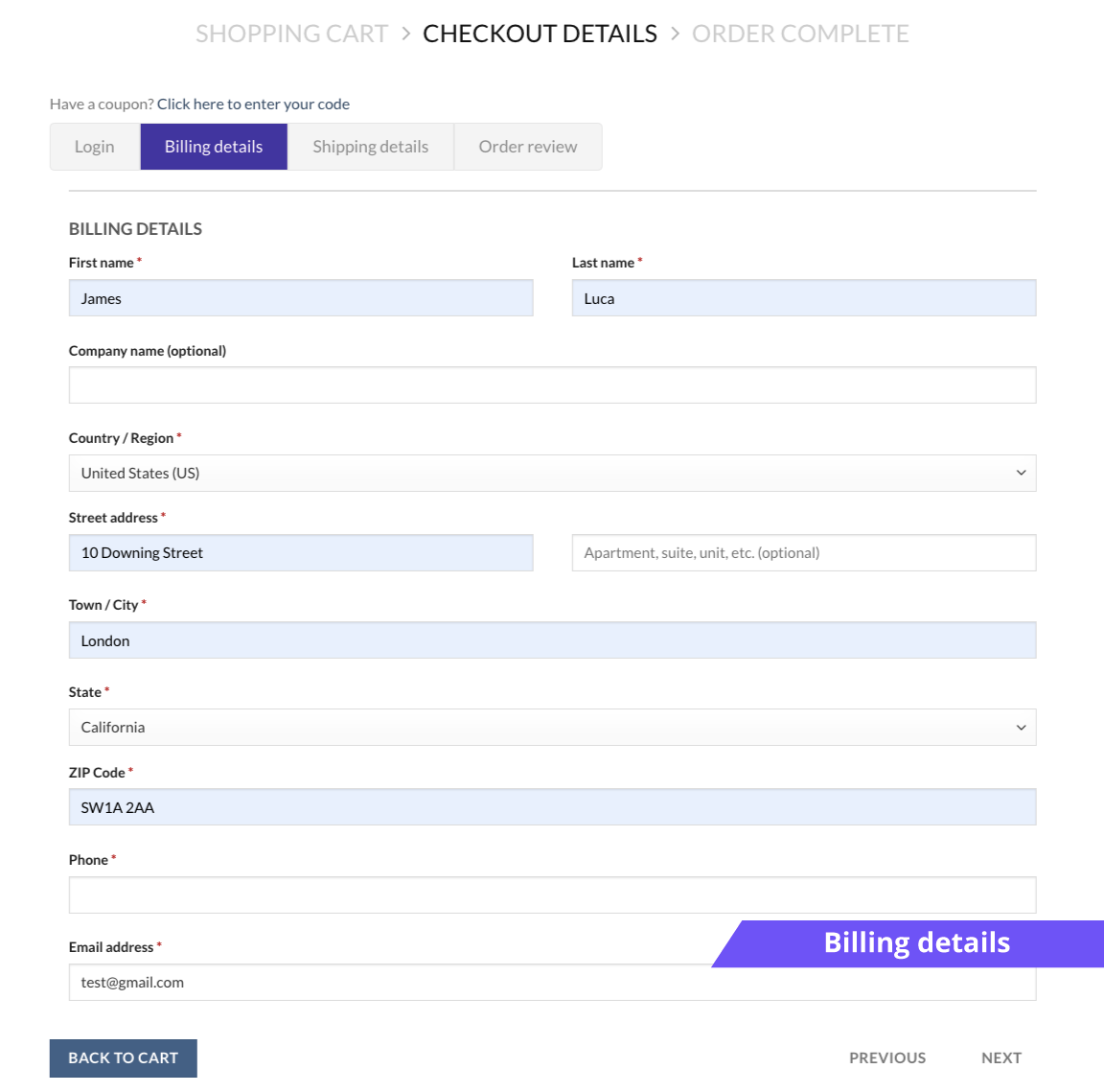 ARG MultiStep Checkout for WooCommerce by argthemes