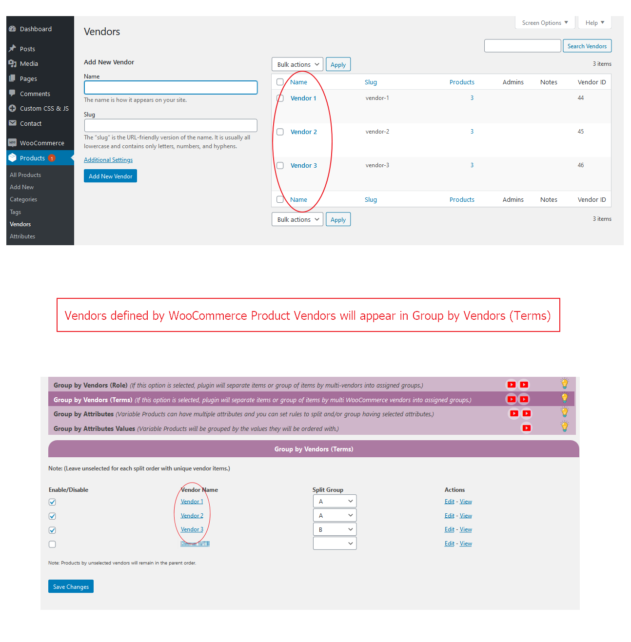 Compatibility with WooCommerce Product Vendors