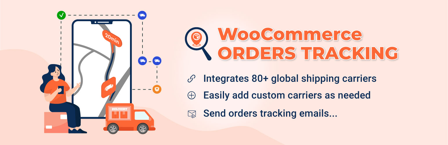 WordPress 外掛 Orders Tracking for WooCommerce 的封面圖片。