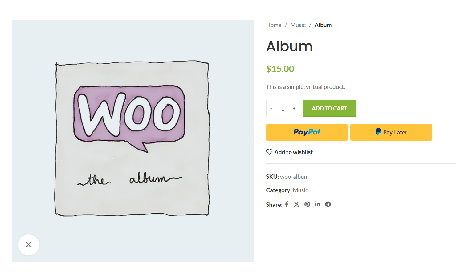 <strong>Settings Page</strong>: Configure PayPal API credentials easily for WooCommerce.