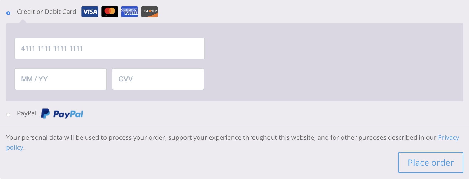Payment Gateway for PayPal on WooCommerce
