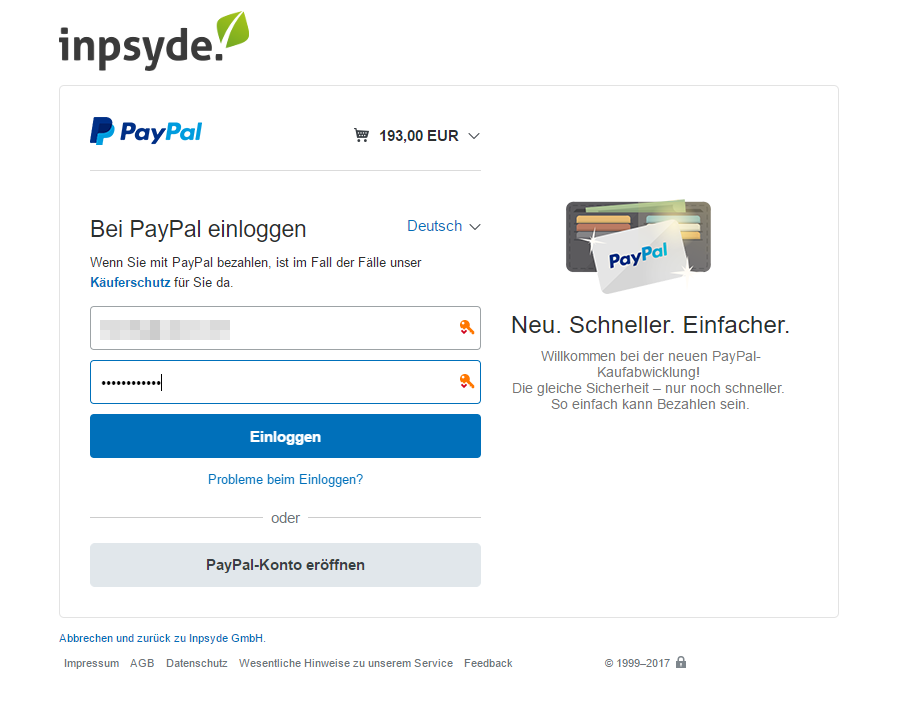 Paypal Einloggen Geht Nicht