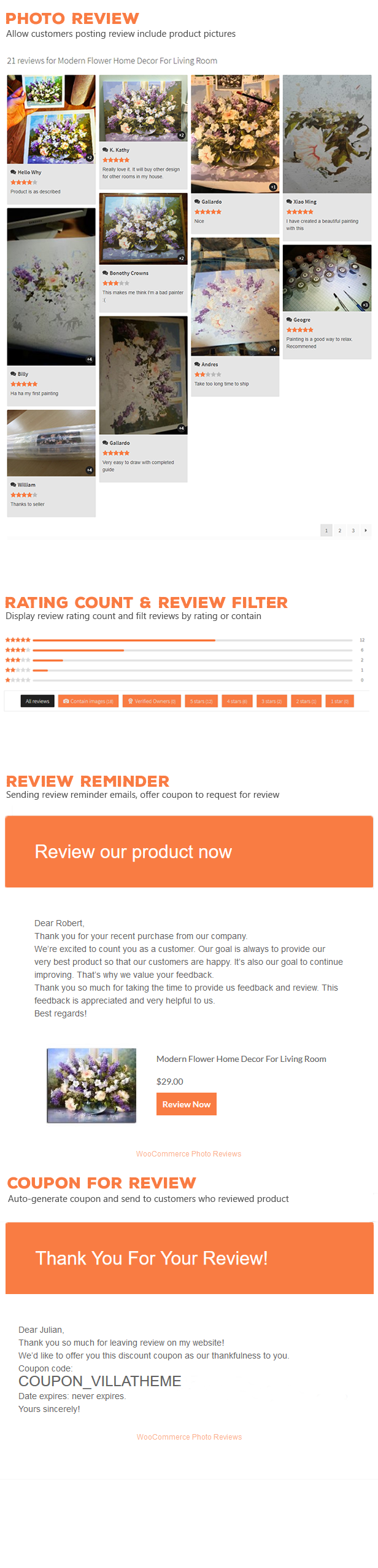 Photo Reviews for WooCommerce