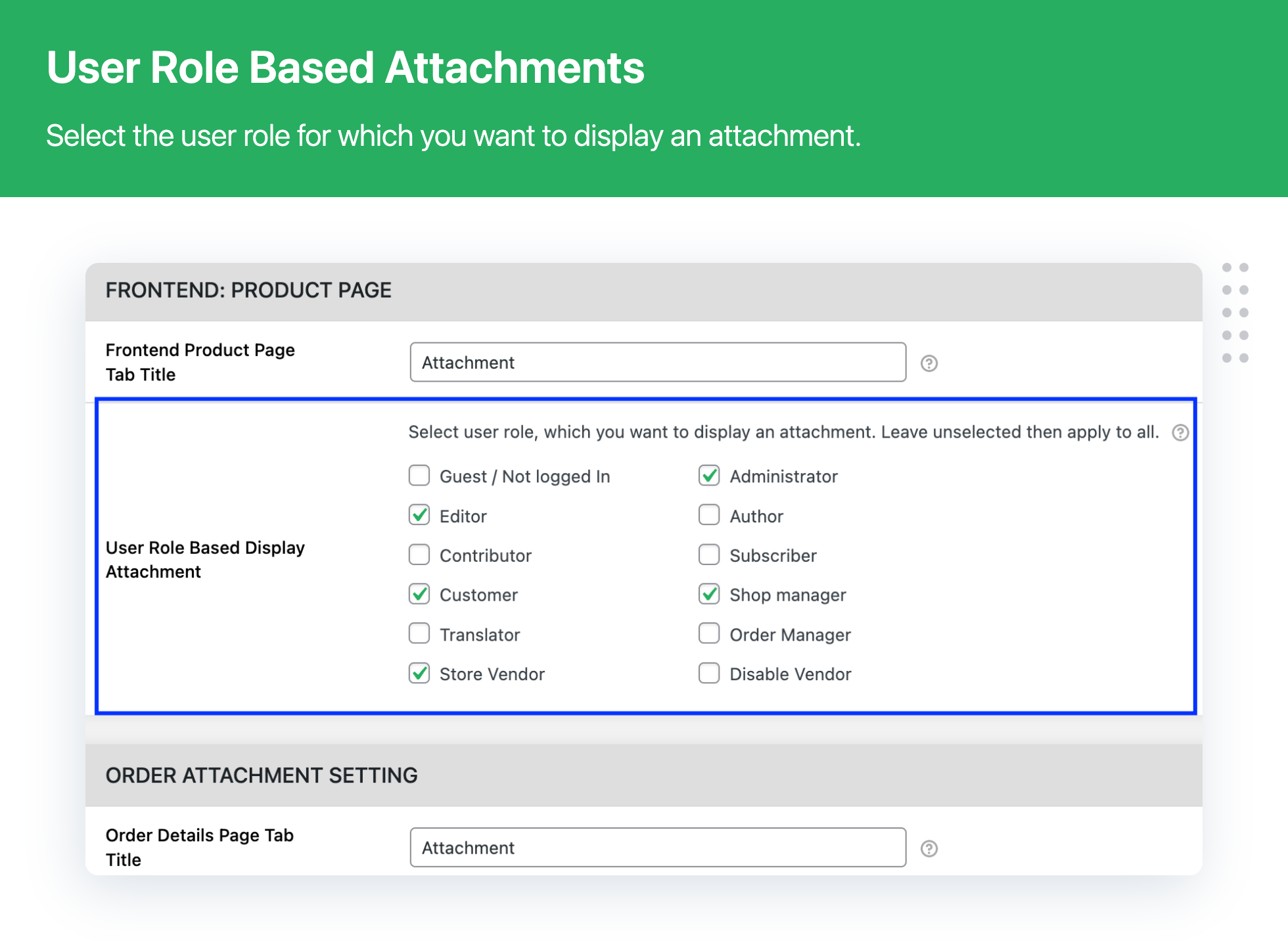 Product Attachment for WooCommerce