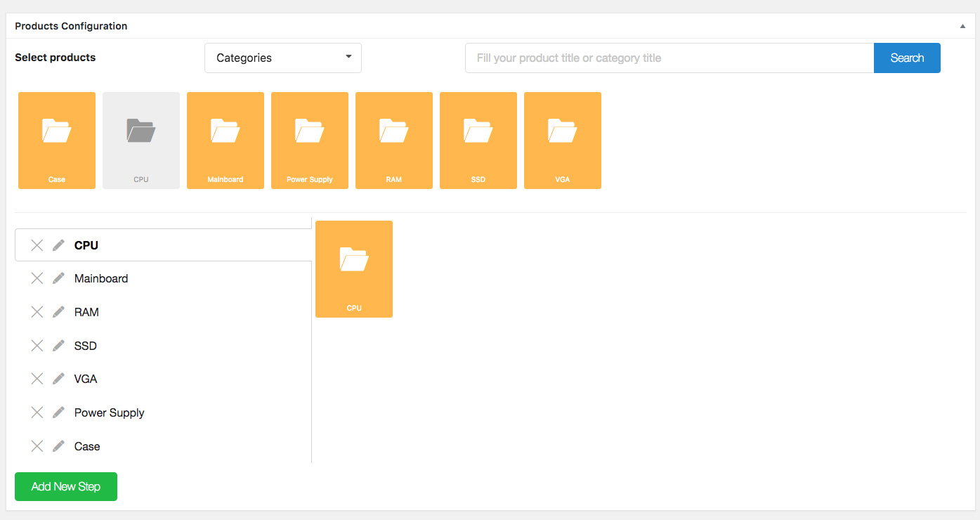 Config in backend