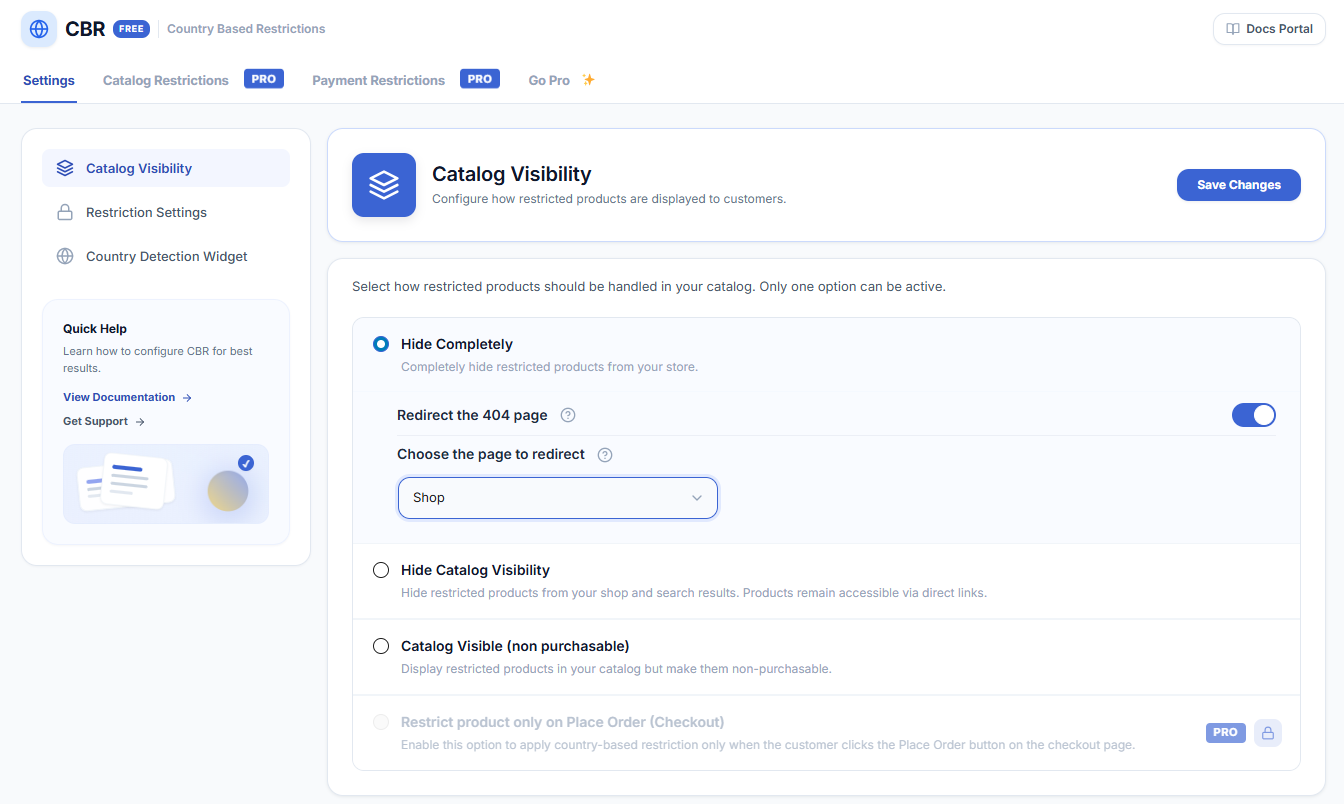 Country Based Restrictions for WooCommerce