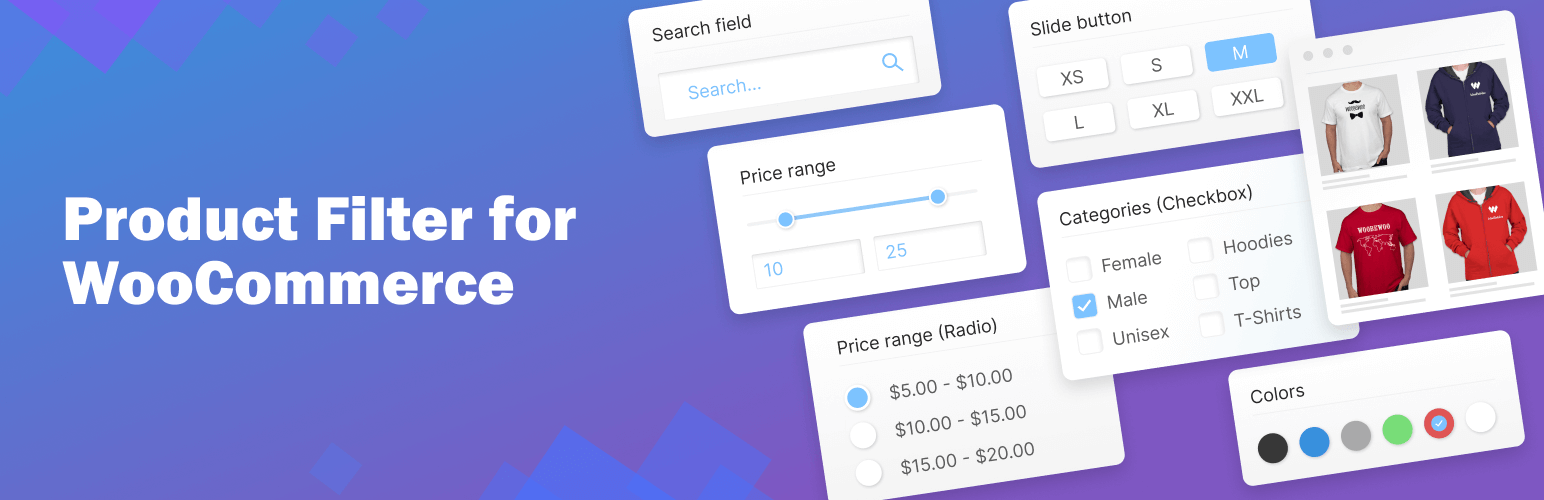 WordPress 外掛 Product Filter by WBW 的封面圖片。