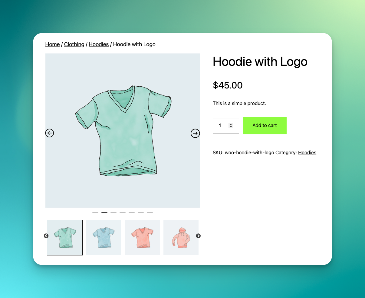 Product Gallery Slider, Additional Variation Images for WooCommerce