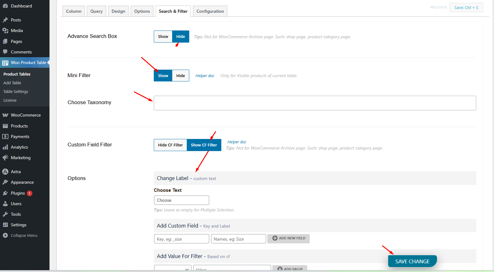 Clean WooCommerce Product Table